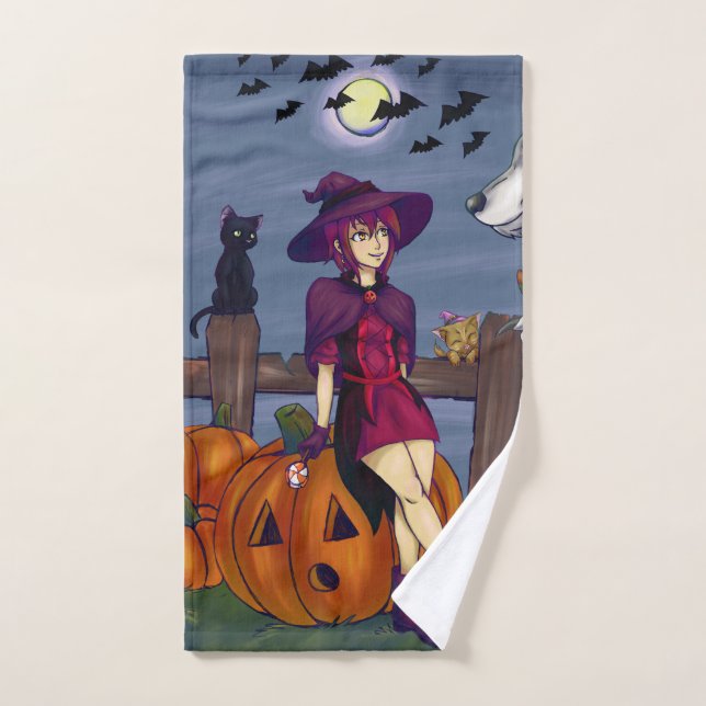 Trick ou Treat Buddies (Serviette à main)