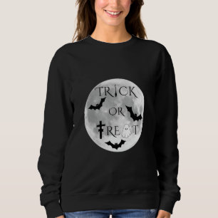 Trick ou Treat Cute Halloween design Sweatshirt
