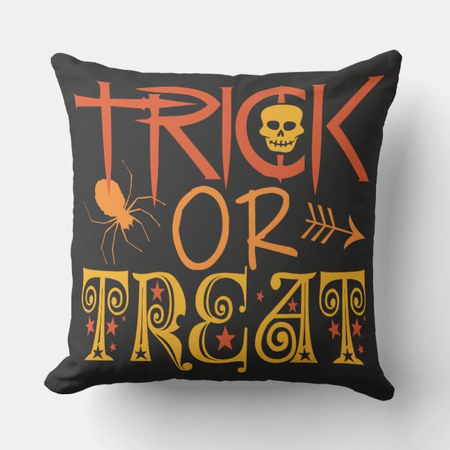 Trick ou Treat Halloween lancer oreillers (Recto)