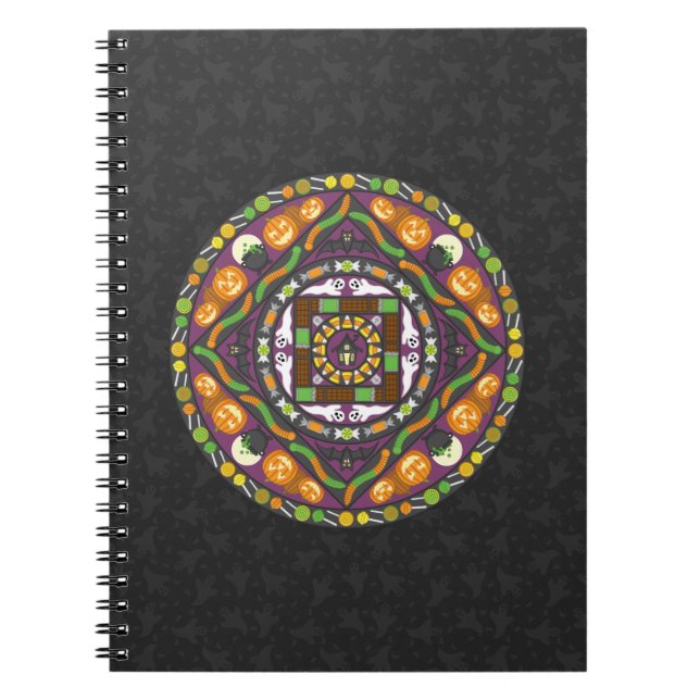 Tricks et Traitements Carnet Mandala (Devant)