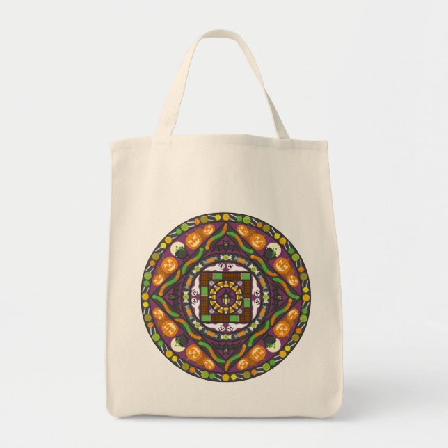 Tricks et Traitements Sac fourre-tout Mandala (Devant)