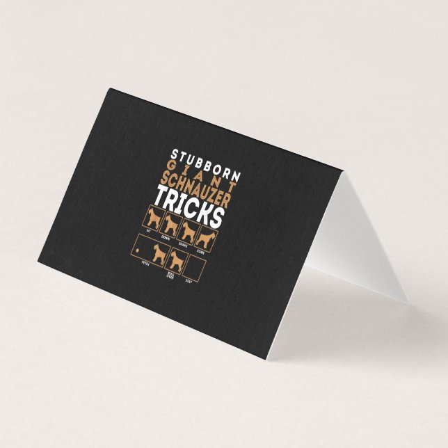Tricks Graphiques de Géant Schnauzer Entêté (Front)