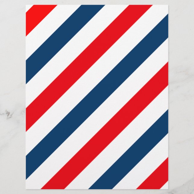 Tricolor Diagonal Stripes (bleu, blanc et rouge) (Devant)