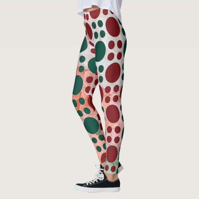 Tricolor Polka point Leggings (Gauche)