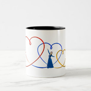 Tricolore Coeur arménien Mug