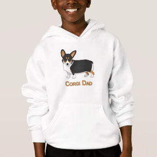 Tricolore noir mignon Pembroke Corgi papa Amoureux