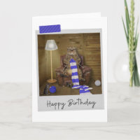 Tricot Chat Funny Carte d'anniversaire