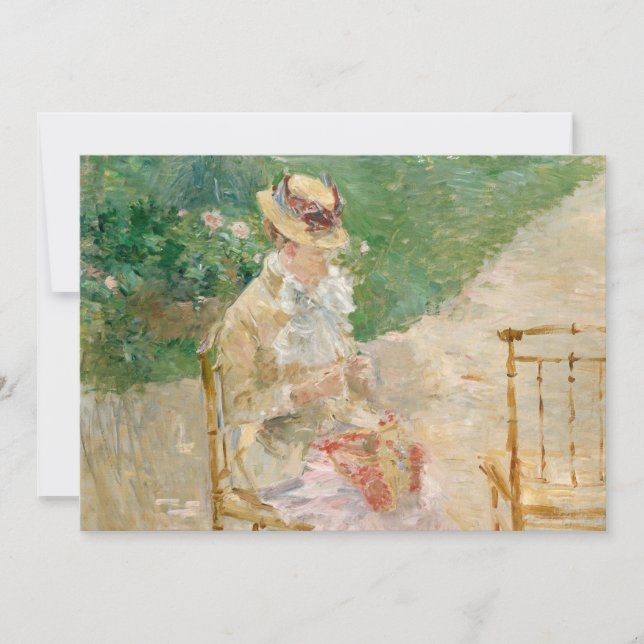Tricot de la jeune femme | Berthe Morisot (Devant)