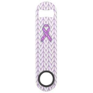 Tricot de sensibilisation au ruban rose cristal
