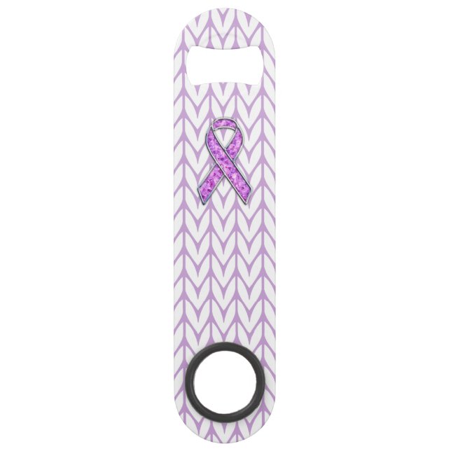 Tricot de sensibilisation au ruban rose cristal (Devant)