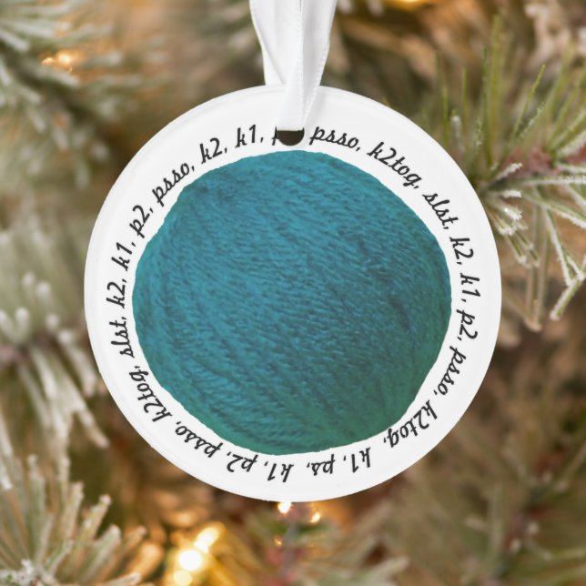 Tricot Lingo Fil Bal Artisanat Turquoise (Arbre)