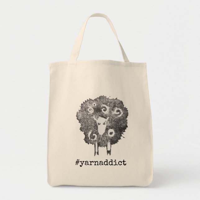 Tricot pour toxicomane| Sac de projet Crochet (Devant)