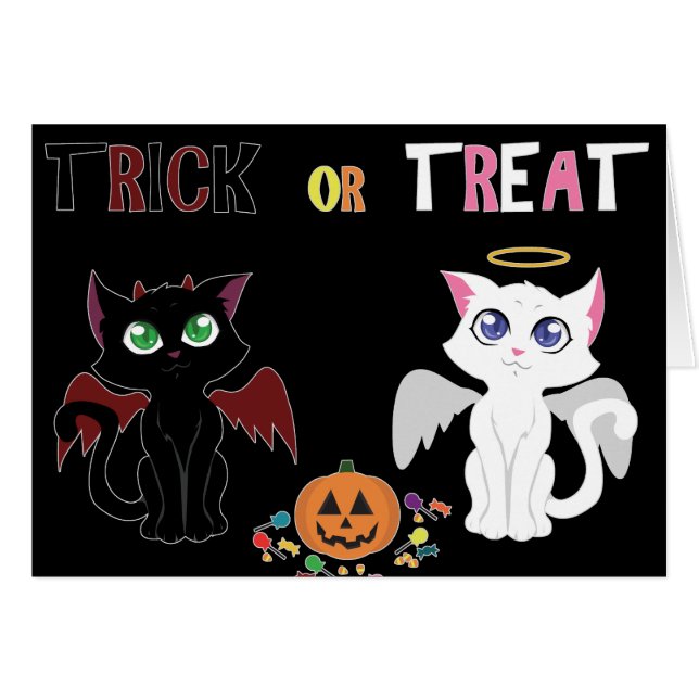 Tricoter ou traiter les chatons (Devant horizontal)