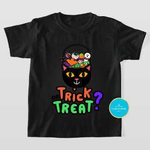 Tricoter ou traiter   T-shirt d'Halloween