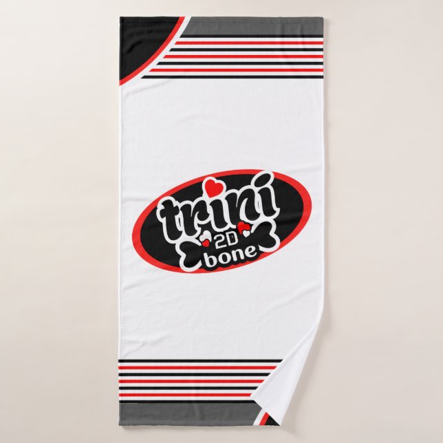 Trini à De Bone sur votre couleur (Serviette de bain)