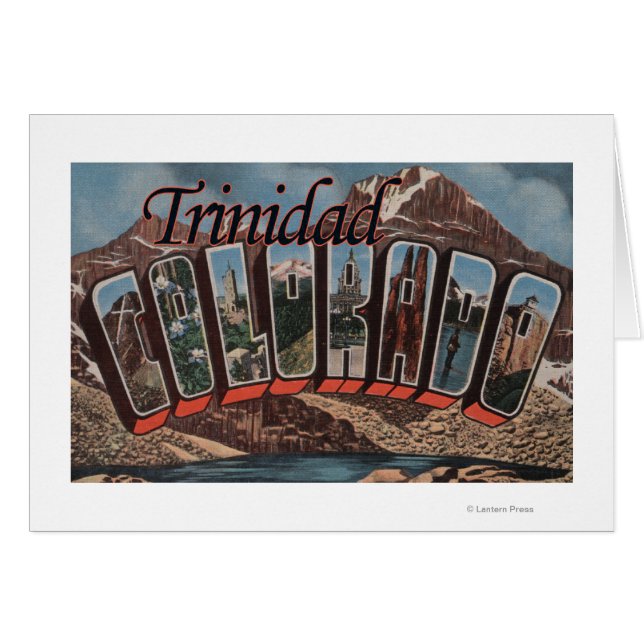 Trinidad, Colorado - Scènes de grandes lettres (Devant horizontal)