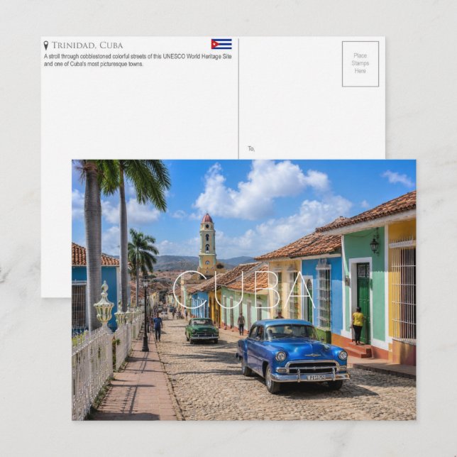 Trinidad, Cuba Carte postale de voyage (Devant / Derrière)