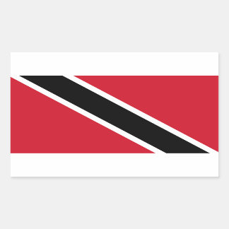 Trinité-et-Tobago - Drapeau Rectangle Stickers bri