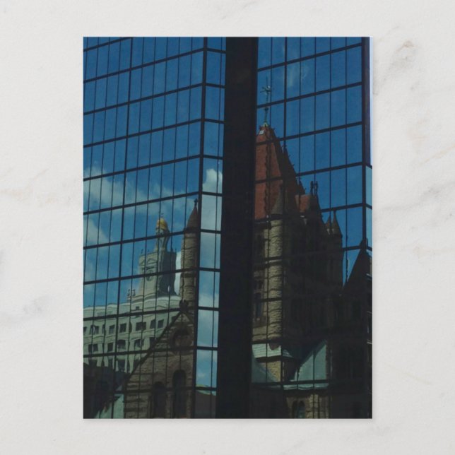 Trinity Church/John Hancock Tower Carte postale (Devant)