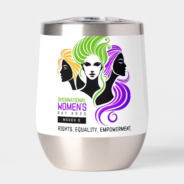 Trio coloré stylisé de femmes IWD 2025 (Avant)