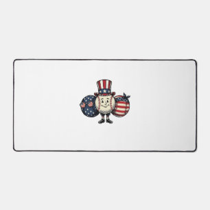 Trio de baseball patriotique Vintage Vector Shirt_