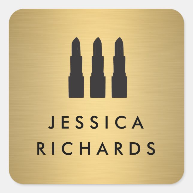 Trio de bâton à lèvres sur Stickers Artiste de maq (Devant)