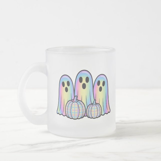 Trio de fantômes mignons Mug à café Halloween – Ad (Gauche)
