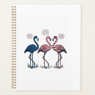 Trio de flamants patriotiques dessin de gravure vi