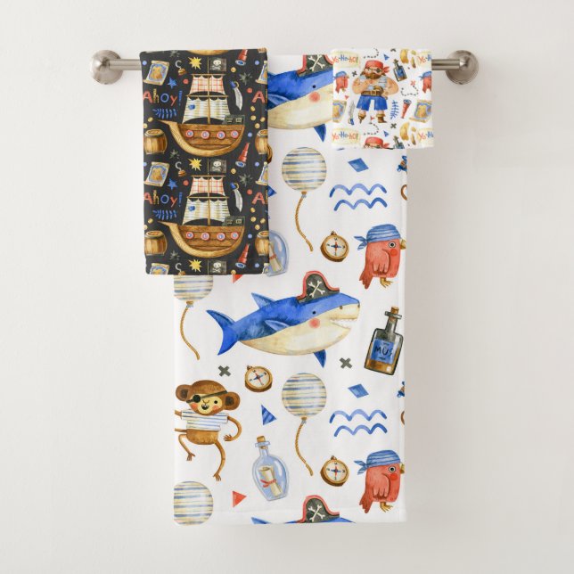 Trio de motifs de pirate (En situation)