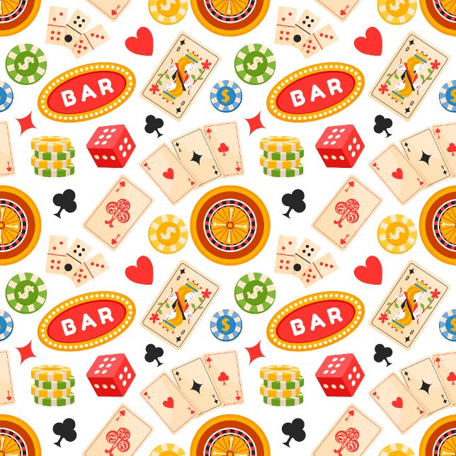 Trio de papier cadeau de célébration de casino (“Bring the thrill of Vegas to your gifts! )