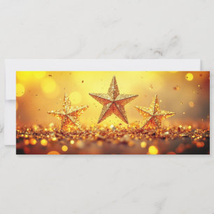 Trio d'étoiles dorées