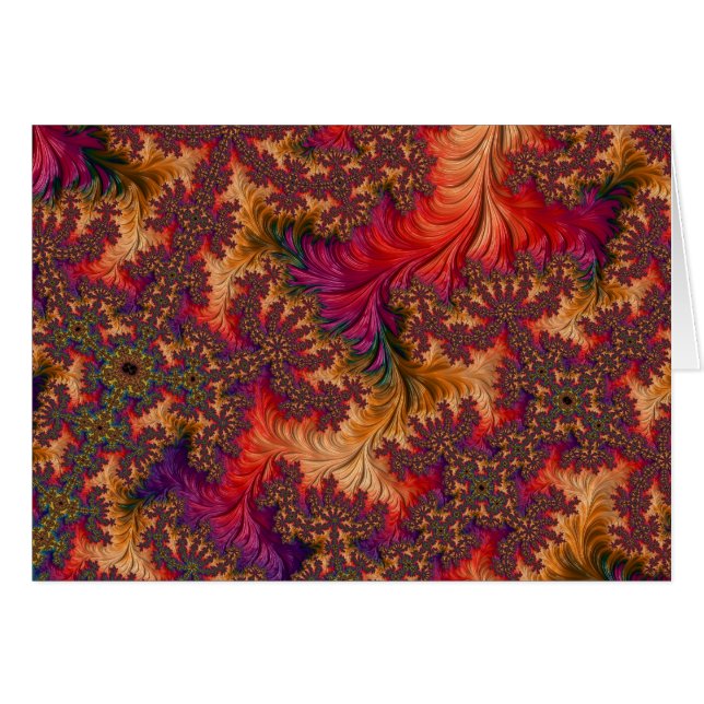 Tripant Branches Abstraites Dazzlantes Fractales (Devant horizontal)