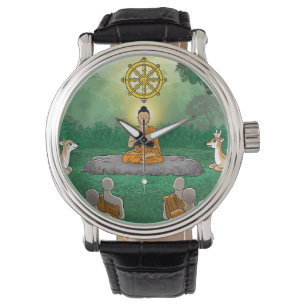 Triple Gems : Bouddha, Dharma, montre Sangha