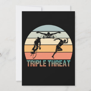 Triple Menace - Coucher de soleil de triathlon