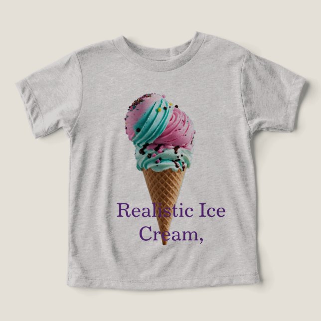 Triple Scoop Délice – Rose, Turquoise & Violet Réa (Design Recto)