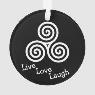 triple spirale blanche vivre aimer rire