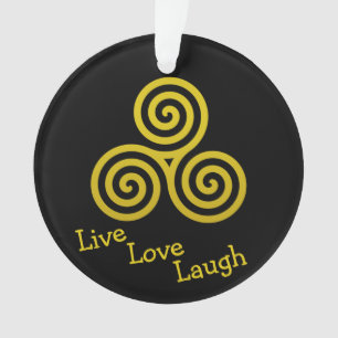 Triple spirale d'or vis amour rire