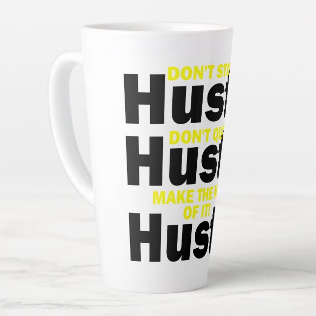 Triple temps latte Mug (Angle gauche)