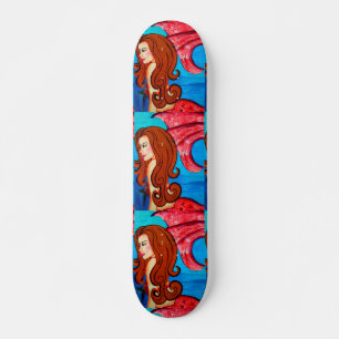 triplet roux sirènes skateboard