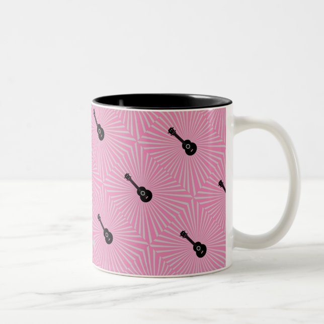 Trippy Ukulele Mug Pink (Droit)