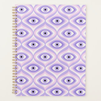 Trippy Weird Eye Motif - Pastel Purple et Rose