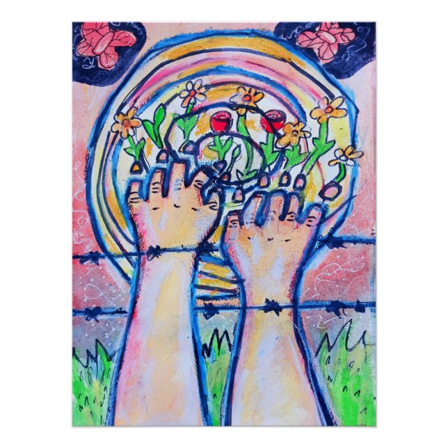  Trippy Whimsical Surreal Poster | Reach (Devant)