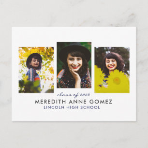Triptych Faire-part de la carte postale