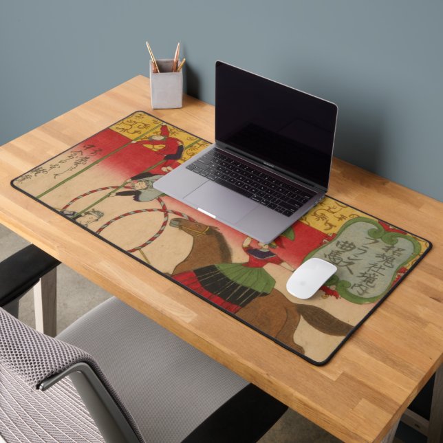 Triptych Print Montre Le Cirque À Yasukuni Jinja (Bureau 2)