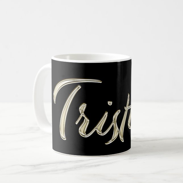 Tristan Name whitegold Tasse Teetasse (Devant gauche)
