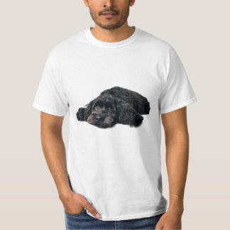 Triste cocker poodle mélange chiot t-shirt