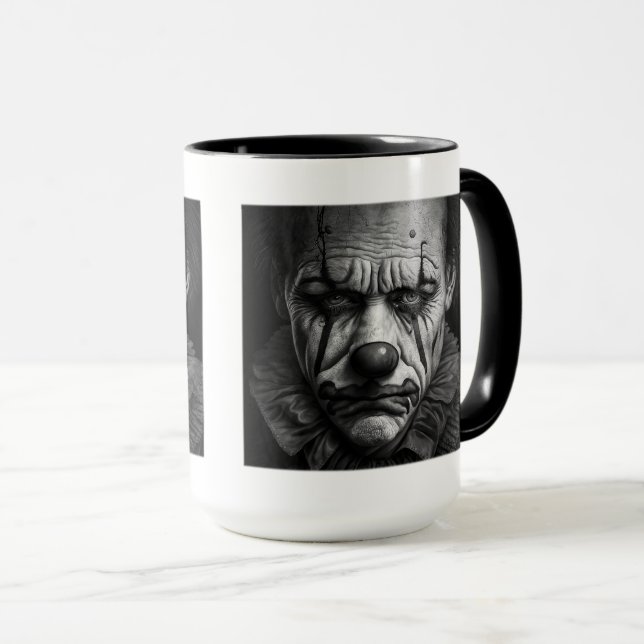 Triste Mug Combo Clown, 15 oz (Devant droit)