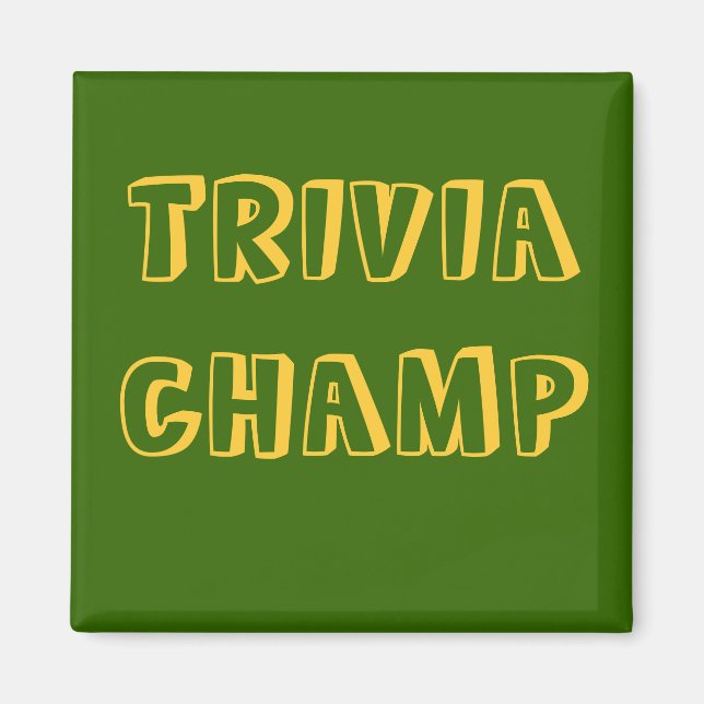 TRIVIA CHAMP - aimant (Devant)