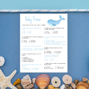 Trivia Nautical Baby   Jeu Baby shower
