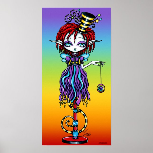 Trixy Pixie Stick Sideshow Circus Poster (Devant)